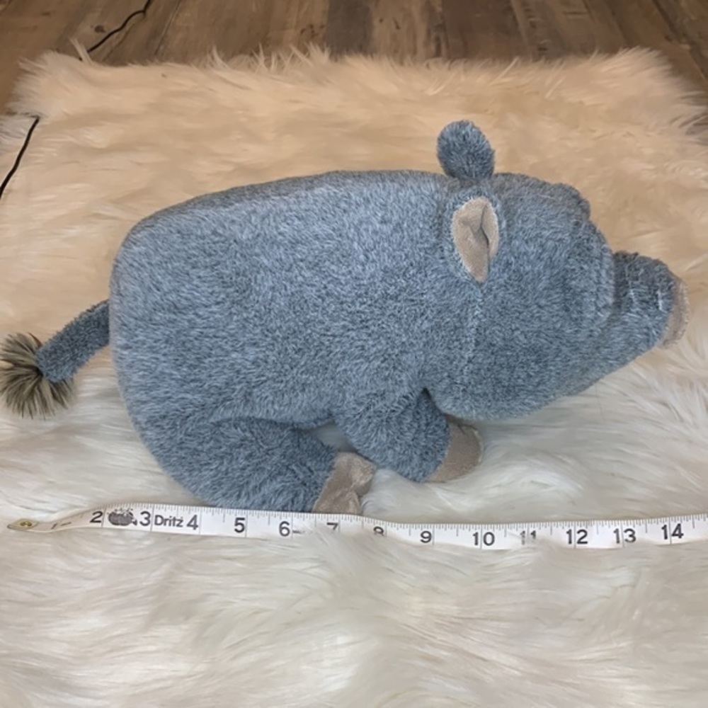 Wild Republic potbelly pig plush stuffed animal gray 13” - Picture 6 of 7